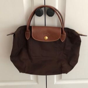Longchamp le pliage mini tote handbag - brown